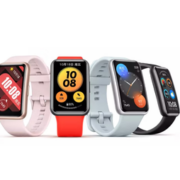 HUAWEI 华为 WATCH FIT new 活力款 西柚红 华为手表 运动智能手表 时尚轻薄 华为快充 炫彩大屏 健康管理