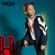 MQD 马骑顿 男童韩版摇粒绒外套