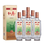 杜康酒 52度 浓香型白酒 纯粮酿造口粮酒 杜康经典粮食酒 聚会送礼酒 500mL*6瓶 整箱装(含礼袋)