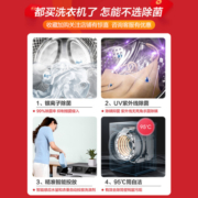 小天鹅(LittleSwan)浣彩系列  10公斤滚筒洗衣机全自动 银离子除菌洗衣机 BLDC变频电机 智能投放 10KG智投TG100VT616WIADY-T1B