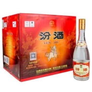 山西杏花村汾酒黄盖光瓶玻汾53度/42度475ml整箱12瓶装固态纯粮【3天内发货】