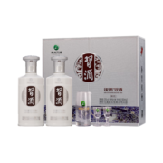 习酒第三代银质 酱香型白酒 53度500ml*2瓶 礼盒装（含酒具）贵州白酒