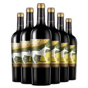 类人首红酒 宁夏贺兰山东麓产区国产柔雅美乐干红葡萄酒750ml*6支整箱