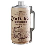 QINGMAI 青麦 精酿原浆啤酒 全麦扎啤 1L*2桶