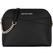 迈克.科尔斯（MICHAEL KORS）七夕礼物 MK女包 SET TRAVEL系列 单肩斜挎包贝壳包 小号 黑色
