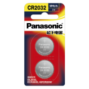 PLUS会员、概率券: Panasonic 松下 CR2032进口纽扣电池3V装 2粒