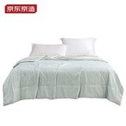 某东京造 缎彩系列 可水洗夏被 薄荷绿 150*200cm