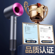 集华仕GEHURES【情人节礼物】德国电吹风机家用护发大功率风筒静音速千华强北 陶瓷银色 裸机标准版 （无赠品）