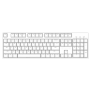 ikbc 机械键盘无线樱桃键盘有线C87C104cherry轴电竞游戏办公笔记本键盘 C104白色有线104键 红轴