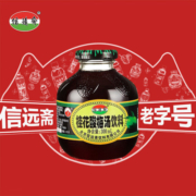 信远斋北京老字号 桂花酸梅汤饮料 300ml*12瓶 玻璃瓶整箱装