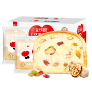 PLUS会员:泓一 坚果面包吐司650g*7件