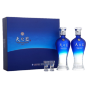 洋河蓝色经典 浓香型白酒 天之蓝 46度 礼盒装 480ml*2瓶