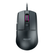 冰豹 ROCCAT德国BURST极光豹RGB灯效人体工程学鼠标（吃鸡游戏电竞鼠标 电脑机械宏鼠标） 酷玩版-黑色