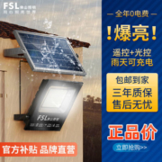 佛山照明led太阳能照明灯家用户外庭院灯农村防水投光灯自动亮灯