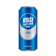青岛崂山啤酒优品8度普崂500ml*18听整箱