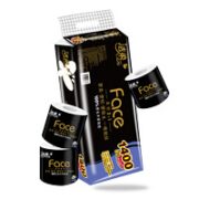 C&S 洁柔 黑Face系列 有芯卷纸 4层140g10卷