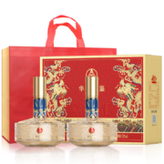 五粮液 官方授权 52度优级酒 华位品鉴礼盒酒 500ml*2瓶礼盒装