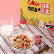 Calbee 卡乐比 红莓香椰水果燕麦片月享装礼盒 37g*22袋/共814g