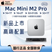 Apple/苹果 2023款 Mac Mini M2 Pro 芯片台式电脑主机定制机【5天内发货】