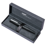 凌美(LAMY)钢笔 2000系列 杜康14k铂金笔尖模克隆材质磨砂黑色墨水笔 E188欧版原装 EF0.5mm送礼礼物