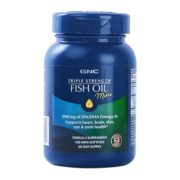 健安喜 GNC 三倍深海鱼油迷你软胶囊120粒欧米茄-3原装进口SUPER