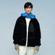 10点：GXG 男装 蓝色系列蓄能棉羊羔毛夹克
