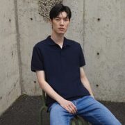 某东京造 男士长绒棉POLO衫 6941257437369