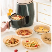 Jidaocook 空气炸锅专用纸硅油纸 50片 复古原木盒装*2件