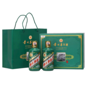茅台酒53度 茅台虎年生肖纪念酒 酱香型白酒 375mL*2瓶 礼盒装