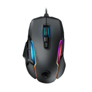 冰豹 德国ROCCAT魔幻豹kone鼠标（电竞游戏鼠标 人体工学鼠标 电脑吃鸡lol机械鼠标） KONE AIMO艾摩大师版-黑色
