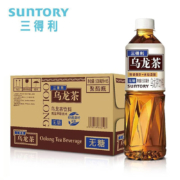 PLUS会员：SUNTORY 三得利 无糖乌龙茶500ml*15瓶整箱 茶饮料