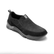 ROCKPORT 乐步 男士一脚蹬真皮休闲鞋