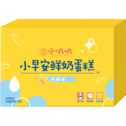 徐福记 小叭叭柠檬味 早安鲜奶蛋糕 早餐点心下午茶500g/箱