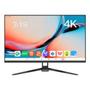 雕塑家 智慧显示器 27英寸4K 安卓系统 海量app Type-C反向供电65w 内置WiFi6  蓝牙 无线投屏 IPS电脑显示屏