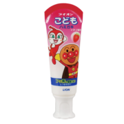 狮王（Lion）面包超人防蛀健齿儿童牙膏 草莓味40g（日本原装进口）