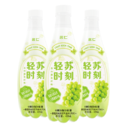 限地区、plus会员、概率券：名仁（MINGREN）青提味苏打汽泡水轻苏时刻420ml*15瓶整箱装