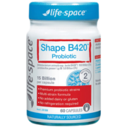 Life Space成人益生菌胶囊活菌成人广谱肠胃益生菌澳洲进口 【吃出理想形】B420塑身益生菌60粒 1瓶