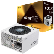 海韵 SEASONIC FOCUS GX750 White白色限定版750W电源 白色压纹线 80PLUS金牌全模 10年质保 全日系电容