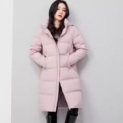 雪中飞 长款羽绒服女 防寒保暖 休闲百搭
