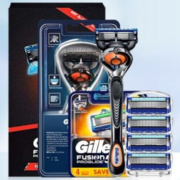 吉列（Gillette）锋隐致顺剃须刀 手动刮胡刀 5层刀片刀头刀架 致顺剃须1刀架5刀头