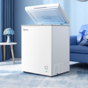 PLUS会员！Midea 美的 家用迷你小型冰柜100升 BD/BC-100KMD(E)