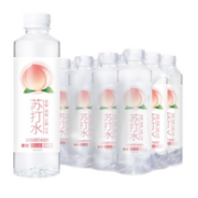 依能 白桃味果味苏打水饮料 400ml*12瓶