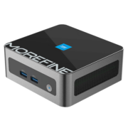 MoreFine/摩方M9迷你主机小电脑12代N100处理器32G内存双M.2硬盘双HDMI N100 四核 准系统 无内存硬盘带网卡