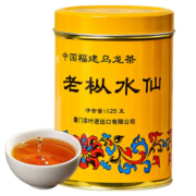 中茶 海堤老枞水仙乌龙茶叶武夷山岩茶水仙系列茶叶 AT102A水仙单罐 125g
