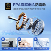 海尔（Haier）滚筒洗衣机全自动 10公斤洗烘一体 晶彩屏直驱变频 蒸汽除菌螨 EG100HPLUS8SU1