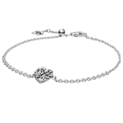 PANDORA 潘多拉 七夕礼物 心形家族树手链 20cm