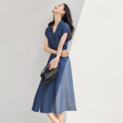 DUIBAI 对白 女式短袖连衣裙 DDQ020L
