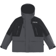 太平鸟男装 羽绒服男冬季连帽工装户外潮羽绒服合集 灰色 CORDURA BYACB4G13 S