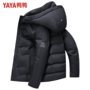 鸭鸭 男士重磅90%白鸭绒连帽羽绒服 2色