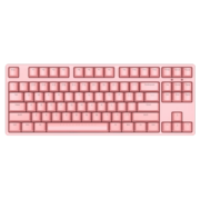 ikbc 机械键盘无线樱桃键盘有线C87C104cherry轴电竞游戏办公笔记本键盘 C200粉色有线87键 红轴